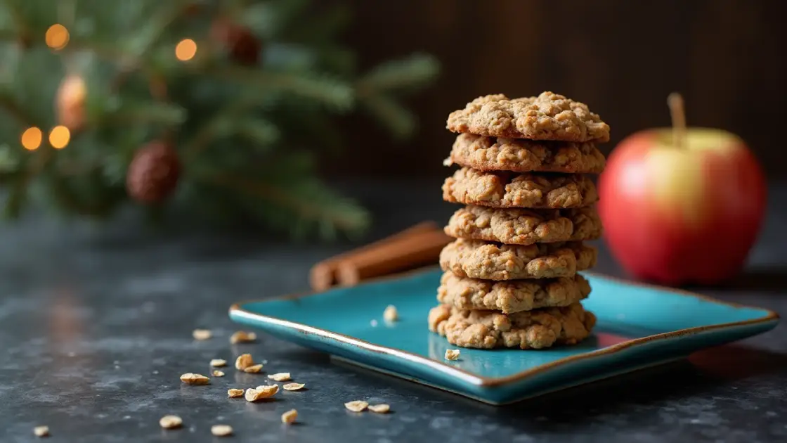Apple and Oatmeal Cookies